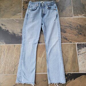 Citizens of Humanity Isola Crop Jean • Size 24 • Light Wash • Distressed